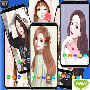 Cute Love Girl Wallpaper-HD
